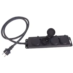 AFX MS4FR-IP Πολύμπριζο 4 θέσεων IP44