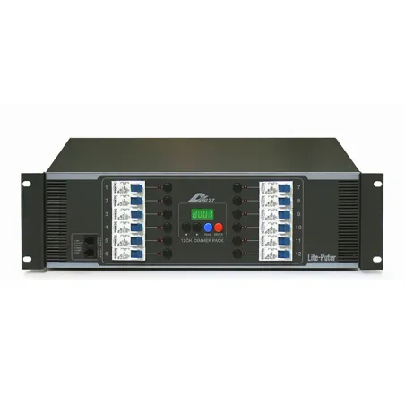 Dimmer 12 καναλιών 4,6kW/channel max LITE-PUTER DX-1227 (B-STOCK)