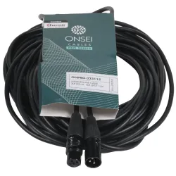 Onsei ONPRO-323115 Microphone Cable 3-pin XLR Male - 3-pin XLR Female 15m with REAN Connectors