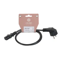 Onsei ON-PC100 Power cord 3 x 1.0mm IEC 1m