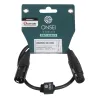 Onsei ONPRO-323105 Καλώδιο μικροφωνικό 3-pin XLR Αρσενικό σε 3-pin XLR Θηλυκό 0,5m με REAN connectors