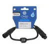 Onsei ONIPRO-323105 Καλώδιο μικροφωνικό 3-pin XLR Αρσενικό σε 3-pin XLR Θηλυκό 0,5m με REAN connectors και προστασία IP65