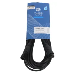 Onsei ONIPRO-32318 Microphone Cable 3-pin XLR Male - 3-pin XLR Female 8m with REAN Connectors and IP65 Protection