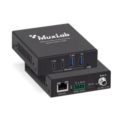 Muxlab USB-C 3.2 Gen1 4-Port Extender Kit, 100m