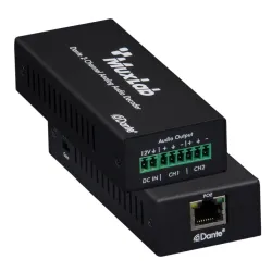 Muxlab Dante 2-Channel Analog Audio Decoder