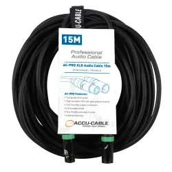 Accu-cable AC-PRO XLR audio cable 15,0m