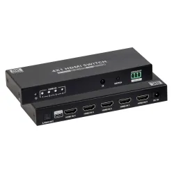 Muxlab HDMI 2.1 48Gbps 4x1 Switch Audio De-embedder 500513