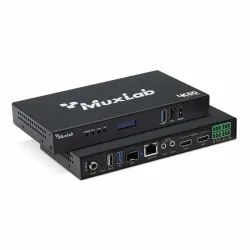 Muxlab HDMI Over IP PoE Workstation Transceiver, 4K60 500863