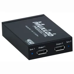 Muxlab DisplayPort 1.2a 1x2 Hub, MST 500506