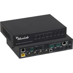 Muxlab USB-C/HDMI 5x1 Presentation Switcher with Dante 500533