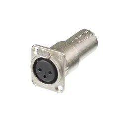 Neutrik NA3FDM XLR female-male feedthrough adapter for panel mount