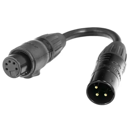 Accu-Cable DMX 3-pin F to 5-pin M IP65