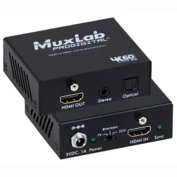Muxlab HDMI to HDMI Με Audio Extraction, 4K/60 500436