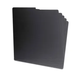 Glorious Vinyl Dividers Black (6pcs)