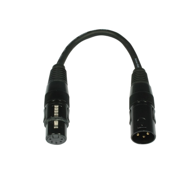 Accu Cable AC-DMXT/3M5F Καλώδιο DMX 3pin αρσενικό σε 5pin θηλυκό