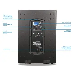 AVANTE A15S Αυτοενισχυόμενο Subwoofer - Μαύρο