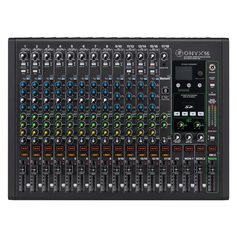 Mackie Onyx16 Mixer Αναλογική Κονσόλα Ήχου