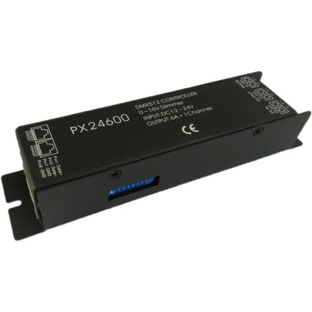 PX24600 1x6A DMX Dimmer για ταινίες LED