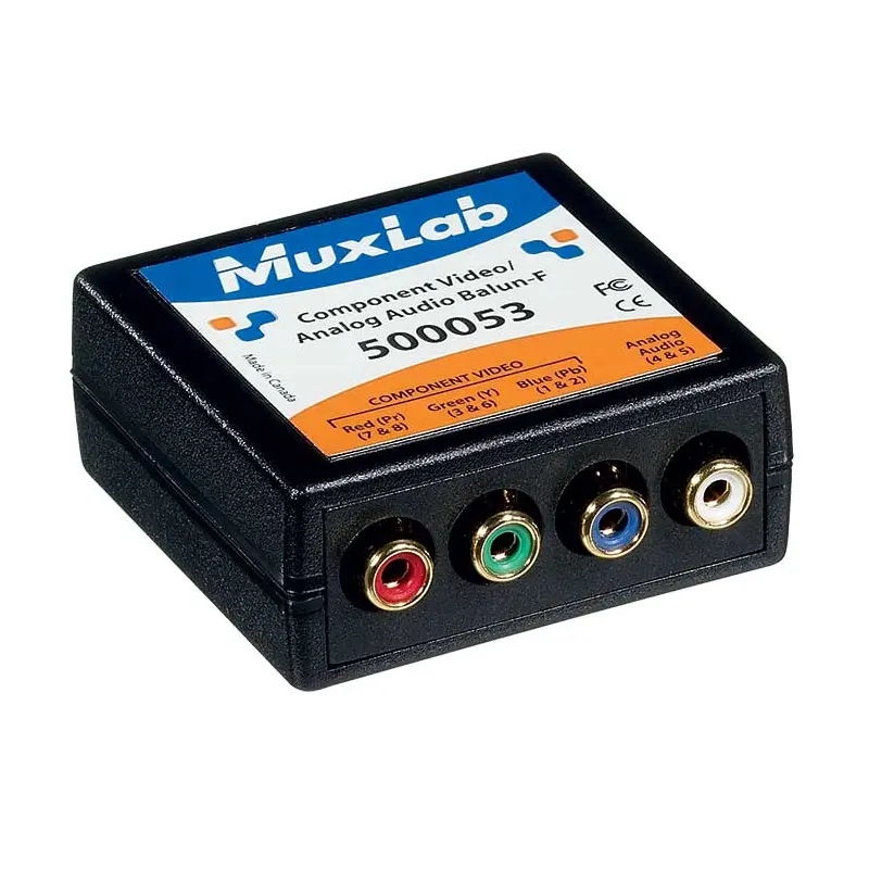 MUXLAB Component Video/Analog Audio Balun 500053