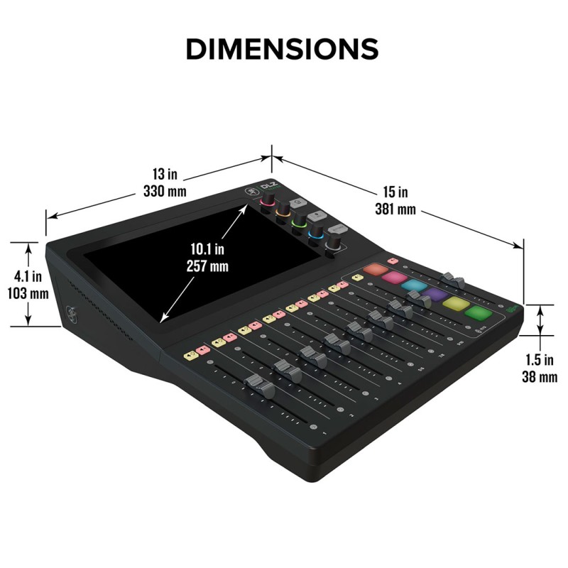 Mackie DLZ Creator Ψηφιακή Κονσόλα Ήχου για Podcasting και Streaming