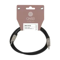 Onsei ON-I1010 Καλώδιο σήματος 3,5mm mini Jack Stereo - 3,5mm mini Jack Stereo 1m