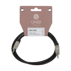 Onsei ON-I1020 Καλώδιο σήματος 3,5mm mini Jack Stereo - 3,5mm mini Jack Stereo 1m