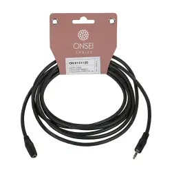 Onsei ON-E121130 Καλώδιο σήματος 3,5mm mini Jack Stereo - 3,5mm mini Jack Stereo Θηλυκό 3m