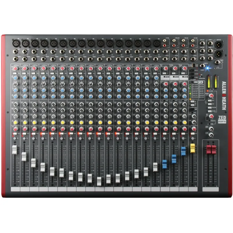 Allen & Heath Zed -22FX  Analogue Sound Console