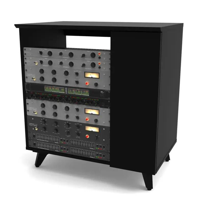 Glorious Modular Side Rack Μαύρο