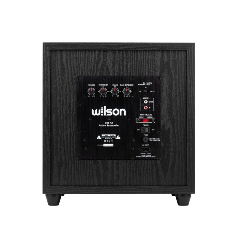 Wilson Sub-12 Αυτοενισχυόμενο Subwoofer - Μαύρο