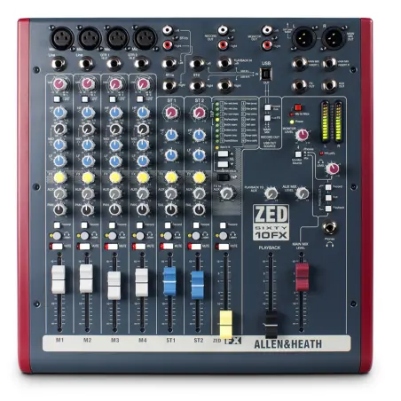 Allen & Heath Zed 60-10FX  Analogue Sound Console