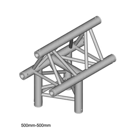 Duratruss DT 33/2-T37-T τριγωνική τράσα (μαύρη)