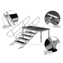 DURATRUSS DURASTAGE Vario Stair 60-100cm