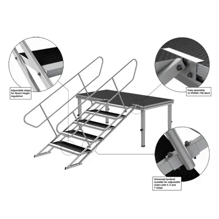 DURATRUSS DURASTAGE Vario Stair 80-140cm