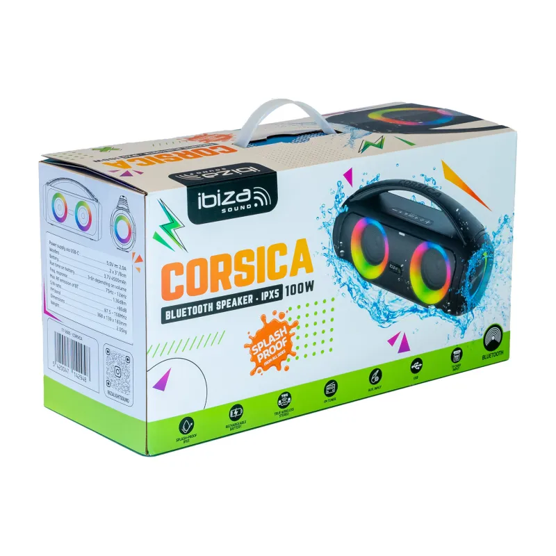 Ibiza Corsica Portable Bluetooth Speaker