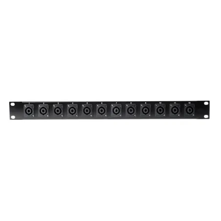 Metro BP-001 patch panel with 12 speakon plugs