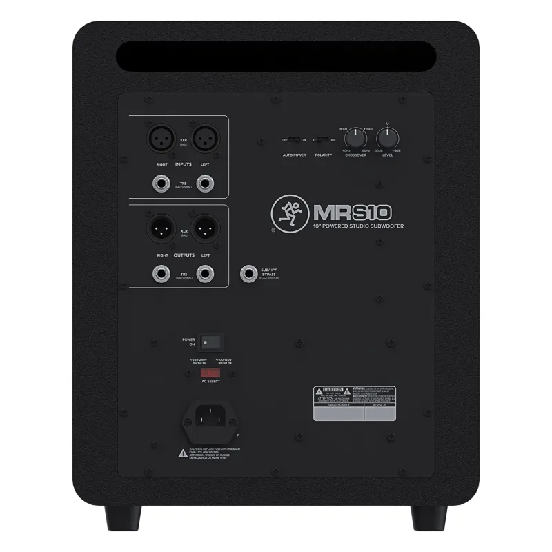 Mackie MRS10 Αυτοενισχυόμενο Subwoofer - Μαύρο