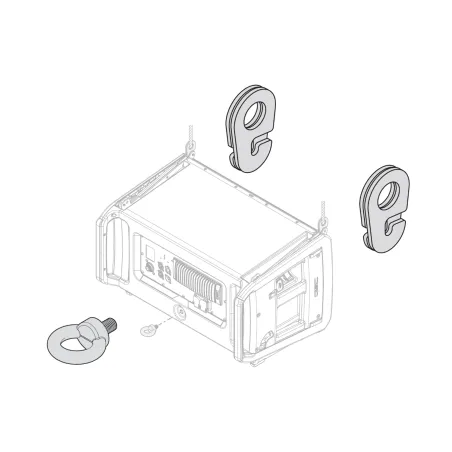 QSC LA-KIT-I Installation Kit LA108/LA112 (2 Shackles/1 Eyebolt)