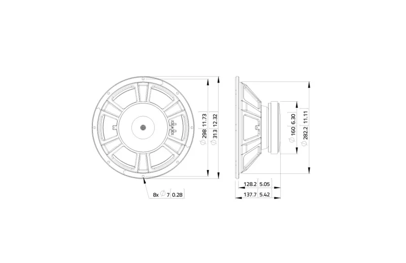 LAVOCE WSF122.50 12" WOOFER