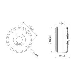 Lavoce DF10.17 1" HF Driver