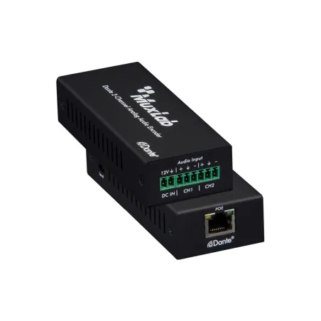 Muxlab Dante 2-Channel Analog Audio Encoder 500551