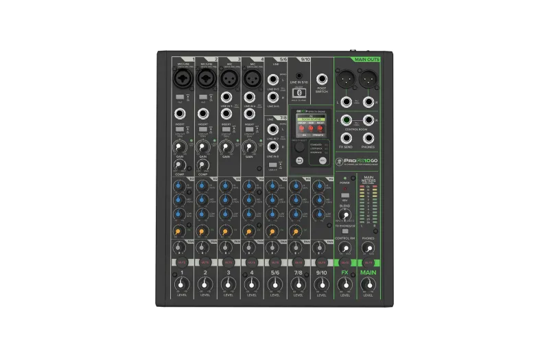 Mackie ProFX10GO Αναλογική Κονσόλα Ήχου με μπαταρία (B-STOCK)