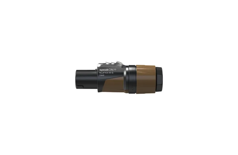 Neutrik NL2FXX-W-S Βύσμα Speakon 2-Pole Αρσενικό