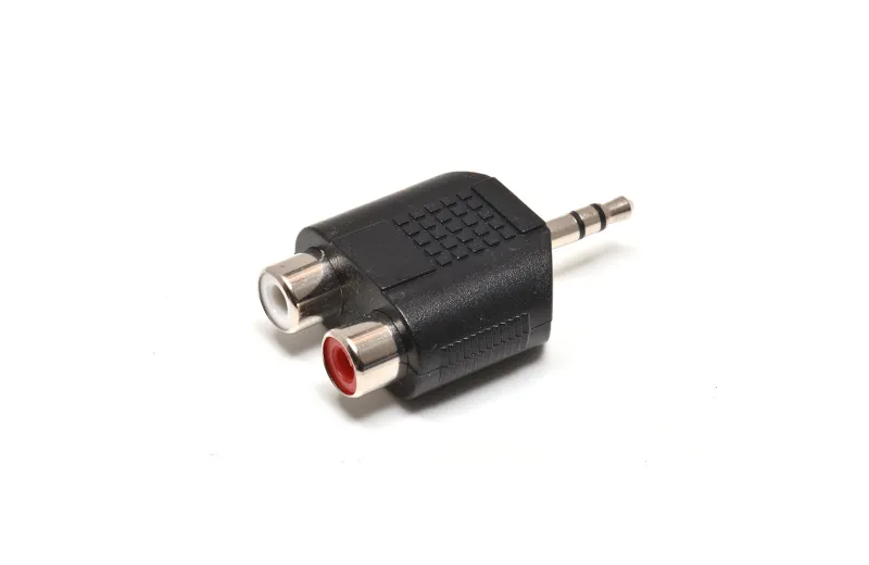 Onsei ONY-2112 Adapter 2 x RCA Female - 3,5mm Mini Jack Stereo Male